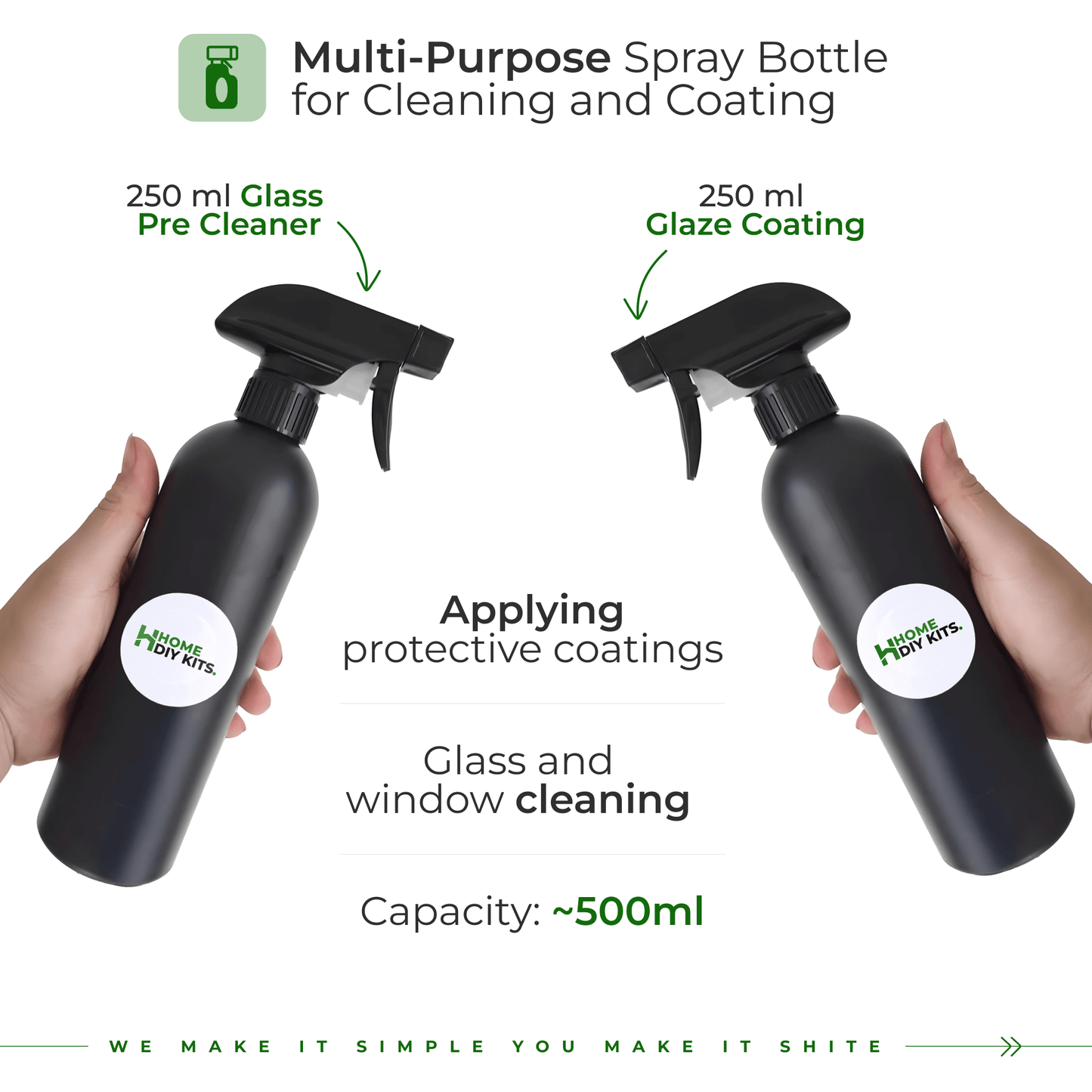 Nano-Tech Glass Coating & Cleaning Kit
